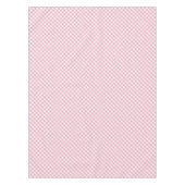 Pink White Gingham Tischdecke (Vorderseite)
