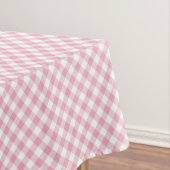 Pink White Gingham Tischdecke (Beispiel)