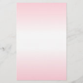 Pink White Girl Baby Dusche WORD SCRAMBLE Flyer (Hinten)