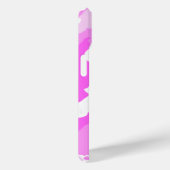 Pink White Girly Camouflage Muster Custom Case-Mate iPhone Hülle (Rückseite / Rechts)