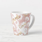 Pink White Gold Liebe XO Milchtasse (Rechte Ecke)