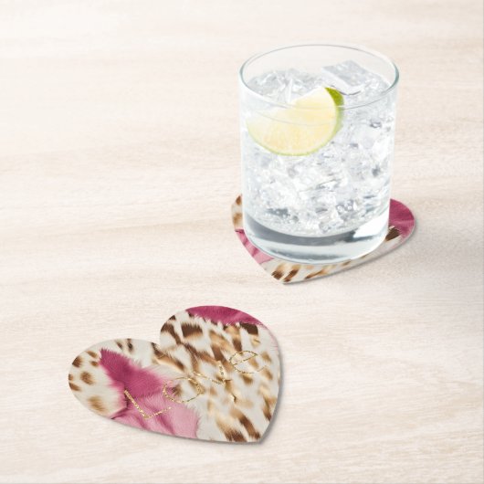 Pink White Gold Südwest Cowgirl Glitzer Liebe Untersetzer (Vor Ort)