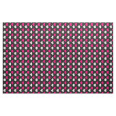 Pink White Hearts Black Stoff (Yard (91,4 cm))