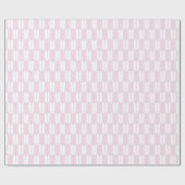Pink & White Japanisch Yagasuri Muster Geschenkwra Geschenkpapier (Flach)