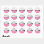 Pink White Kitchen Stickers (Blatt)