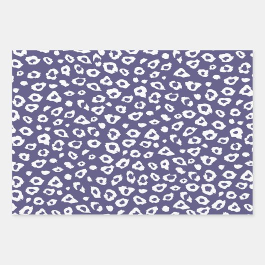 Pink White Leopard Geschenkpapier Set (Vorderseite 3)