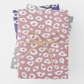 Pink White Leopard Geschenkpapier Set (Beispiel)