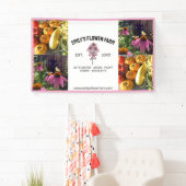 Pink & White Modern 4 Photo Small Business Banner (Insitu)