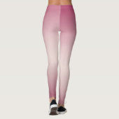 Pink White Ombre Leggings (Rückseite)