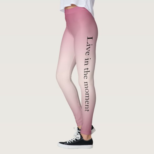 Pink White Ombre Leggings (Links)
