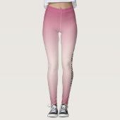 Pink White Ombre Leggings (Vorderseite)