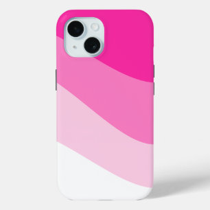 Pink White Ombre Wave Muster Case-Mate iPhone Hülle