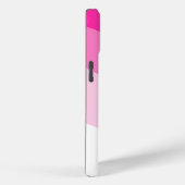 Pink White Ombre Wave Muster Case-Mate iPhone Hülle (Rückseite / Rechts)