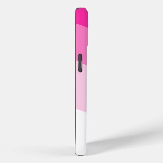 Pink White Ombre Wave Muster Case-Mate iPhone Hülle (Rückseite / Rechts)