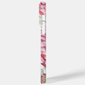 PINK & WHITE PAPIER 3-D SEHEN BLUME Case-Mate iPhone HÜLLE (Rückseite / Links)