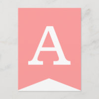 Pink & White Party Flag DIY Bunting Banner