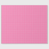 Pink-White Pastel Gingham-GIFT WRAPPING PAPER Geschenkpapier (Flach)