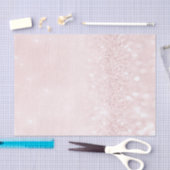 Pink White Pastel Glitzer Powder Girly 16. Bridal Seidenpapier (Handwerk)