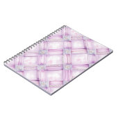 Pink White Pearls Notizblock (Linke Seite)