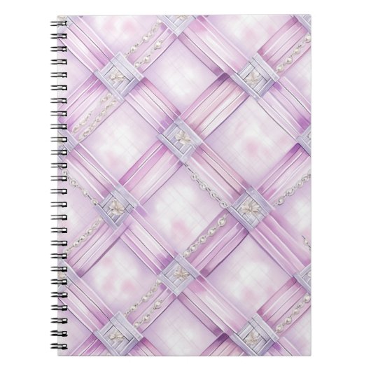 Pink White Pearls Notizblock (Vorderseite)