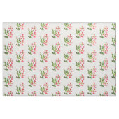 Pink White Petunias Baumwollstoff Stoff (Fat Quarter (45,7 x 55,9 cm))