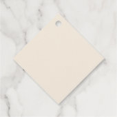 Pink & White Rose Bouquet Vielen Dank Geschenkanhänger (Rückseite)