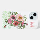 Pink white Roses Case-Mate iPhone Hülle (Rückseite (Horizontal))