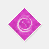 Pink & White Sparkle Aschenputtel Jedes Event Part Serviette (Ecke)