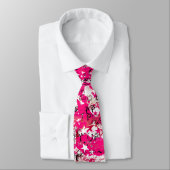 Pink & White Stars - Scenester Neck Ties Krawatte (Gebunden)