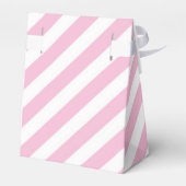 Pink & White Strike Geburtstagsparty Gefälligkeits Geschenkschachtel (Rückseite)