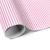Pink White Strip Camouflage Patterns Girly Modern Geschenkpapier (Rolleneckpunkt)