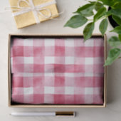 Pink White Stripes Birthday Seidenpapier (Geschenk)