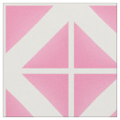 Pink White TrendWinkel Muster Stoff (Nahaufnahme)