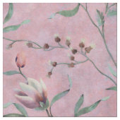 Pink & White Tulips Muster Stoff (Nahaufnahme)