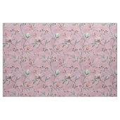 Pink & White Tulips Muster Stoff (Fat Quarter (45,7 x 55,9 cm))