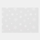 PINK & WHITE URLAUB MISTLETOE HERZEN SCHNEEBEREICH GESCHENKPAPIER SET (Vorderseite 3)