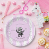  Pink White Vertical Stripe Freud Cartoon Center  Pappteller (Party)