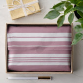 Pink White Vertikal Stripes Muster Seidenpapier (Geschenk)