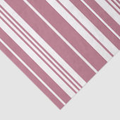 Pink White Vertikal Stripes Muster Seidenpapier (Detail)