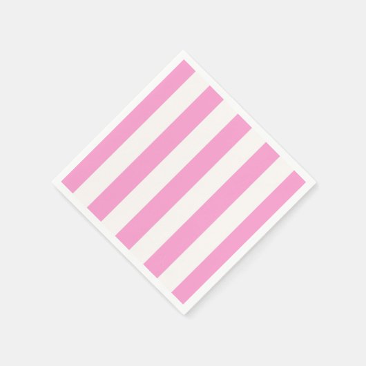 Pink White XL Serviette (Ecke)