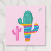 Pink Whole Llama Fun Geburtstagsparty Geschenkanhänger (Rückseite)