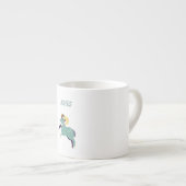 Pink Widder, Sternzeichen, Sternzeichen-Druck Espressotasse (Vorderseite Rechts)