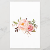 Pink wie alt waren sie Baby Duschspielkarte Flyer (Hinten)