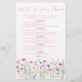 Pink-Wiese-Wildblumen Was ist in deinem Handyspiel (Vorderseite)