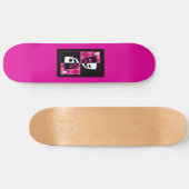 Pink Wilcard Skateboard Deck (Horizontal)