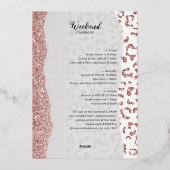 Pink - Wild Animal Print Bachelorette Bach Folieneinladung (Rückseite)