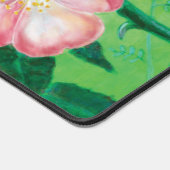 Pink Wild Dog Rose Rosa Canina & Secret Garden Schreibtischunterlage (Ecke)