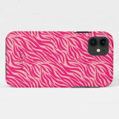 Pink Wild Tiger Streifen Case-Mate iPhone Hülle (Rückseite (Horizontal))