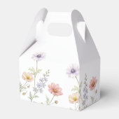 Pink Wildflower Bloom Graduation Party Geschenkschachtel (Rückseite)