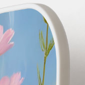 Pink Wildflowers | Watercolor Floral Painting Pickleball Schläger (Linke Seite)